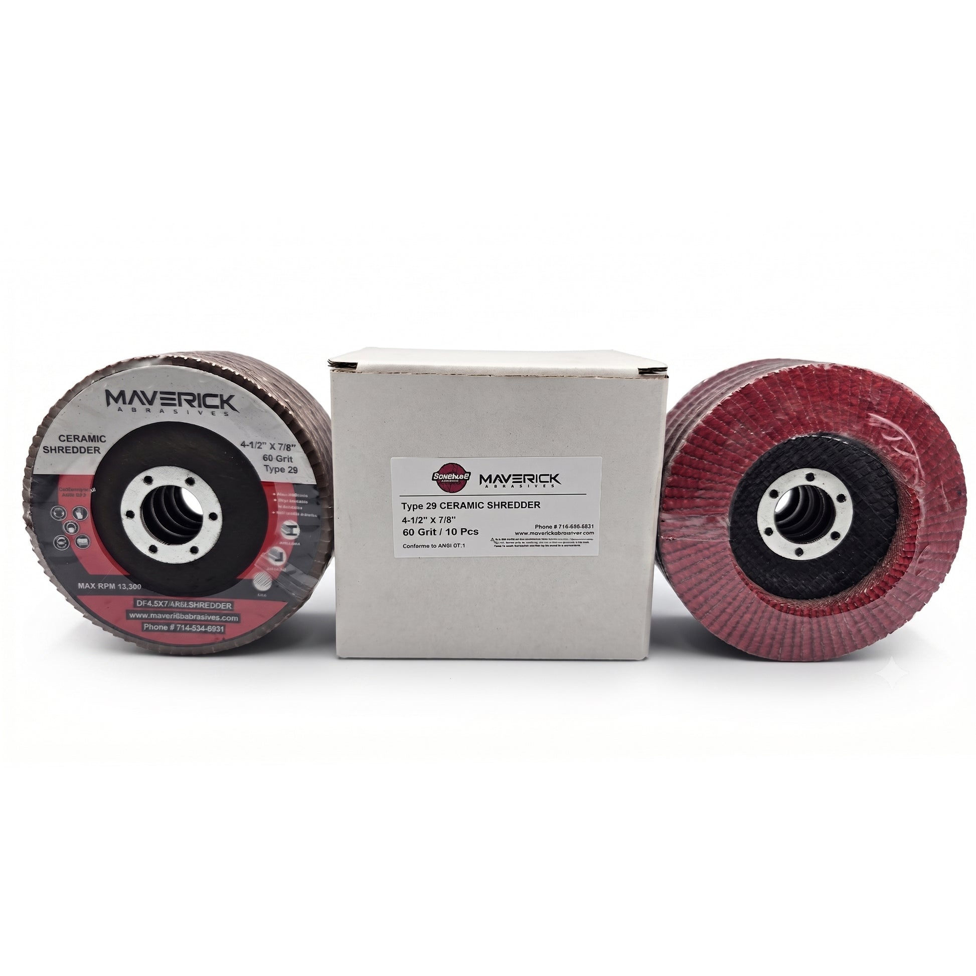 60 grit ceramic flap disc for surface blending