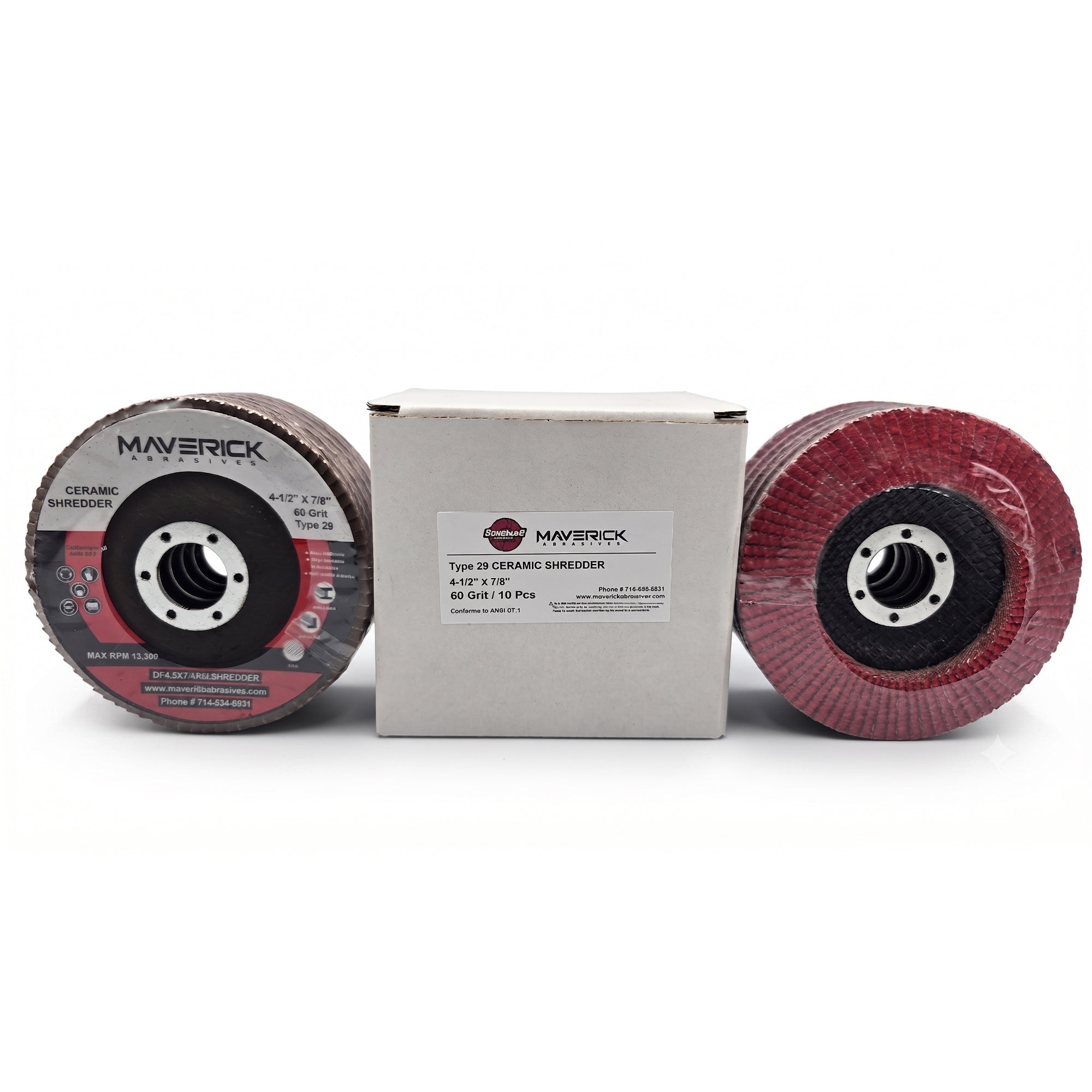 60 grit ceramic flap disc for surface blending