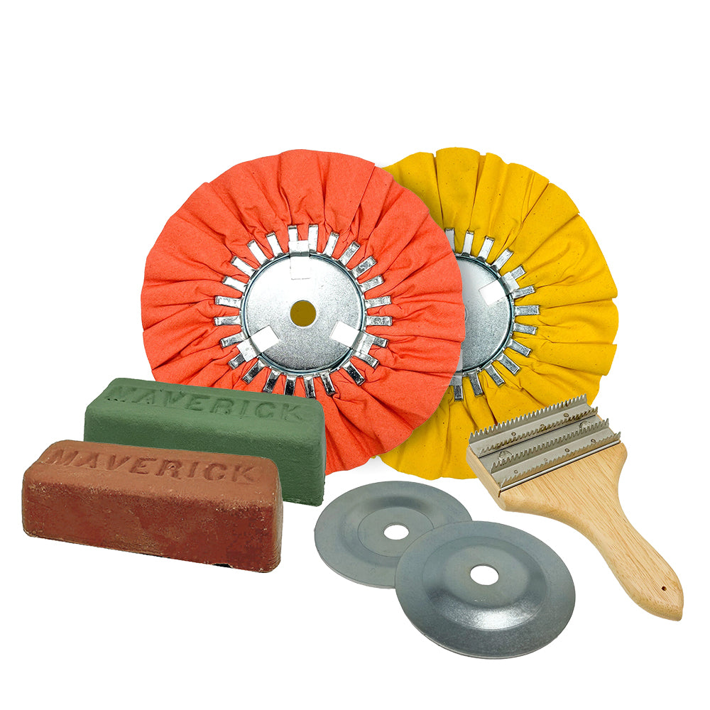 Metal Polishing Kits For Aluminum, Steel, Stainless Steel, Copper & Brass
