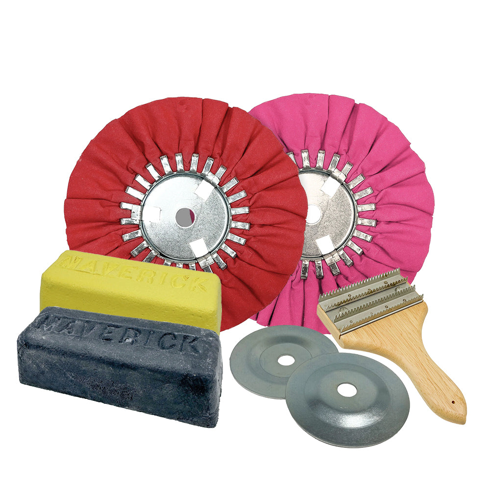Metal Polishing Kits For Aluminum, Steel, Stainless Steel, Copper & Brass