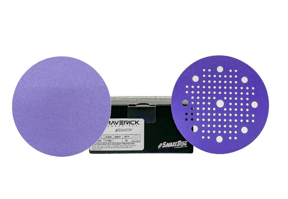 Savage Ceramic Sanding Discs - Maverick Abrasives