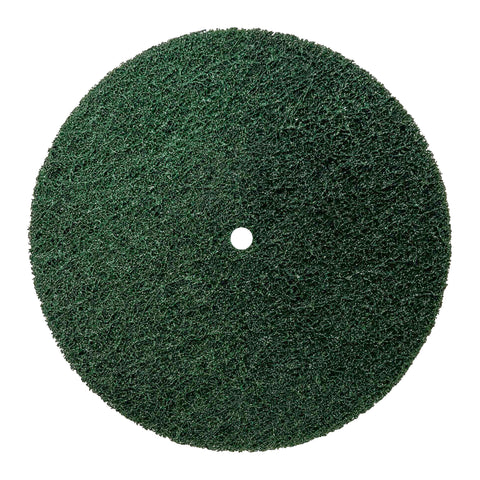 Stack of Surface Prep Buff and Blend Discs in various sizes and colors, designed for metal smoothing and deburring.