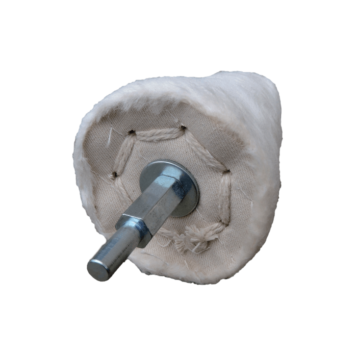 Cone Polishing Pad designed for metal restoration, ideal for hard-to-reach surfaces and angled polishing.