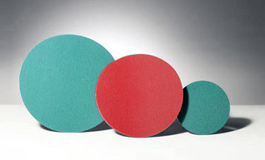 Sunfoam sanding pad featuring fabric and foam structure for even pressure and special abrasive coating for simultaneous sanding and polishing.