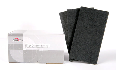 Assortment of FLEX Scuff Pads for automotive and industrial applications, ideal for corners and contoured surfaces.