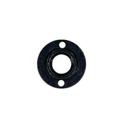 Durable 5/8'-11 steel lock nut for angle grinders, ideal for secure high-speed polishing and buffing tasks.