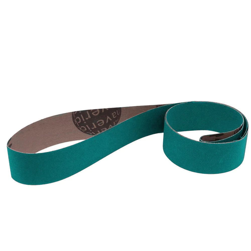 Maverick Abrasives 6"x158" premium sanding belts 2-pack for wood, aluminum, and stainless steel with multiple grit options