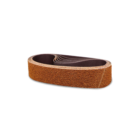 3" x 24″ Cork Sanding Belt – 12 Pack | For Premium Glass Fabrication Finishing - Maverick Abrasives
