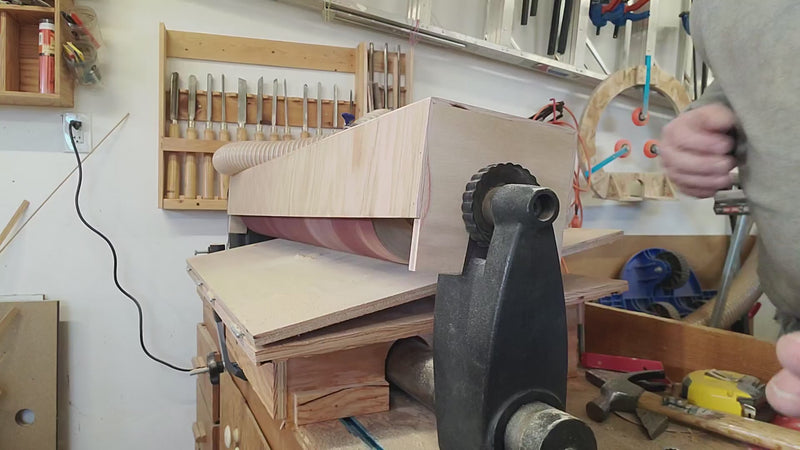 Maverick Abrasives video demonstrating sanding belts and abrasive products in use for finishing applications