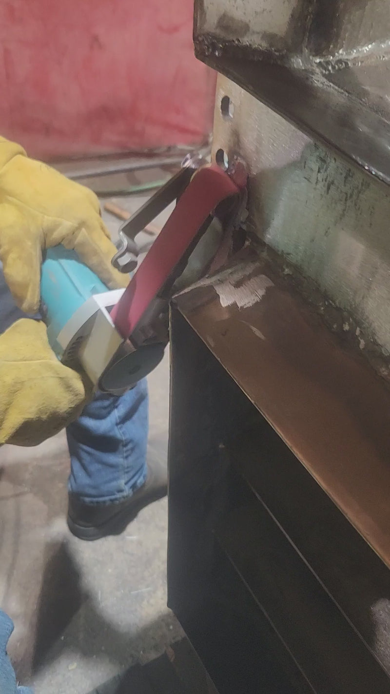 Maverick Abrasives video showcasing sanding belts, discs, and abrasive products in action