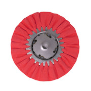 10-inch Airway Buffing Wheels with optional center plate for metal polishing.