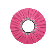 10-inch airway buffing wheels for polishing, available with or without a center plate.