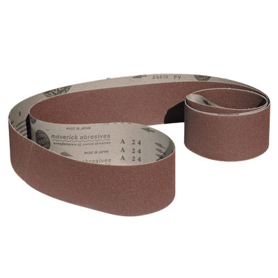 Pack of 6 durable 2 x 72 sanding belts in various materials including aluminum oxide and ceramic, ideal for different sanding needs on wood and metal surfaces.