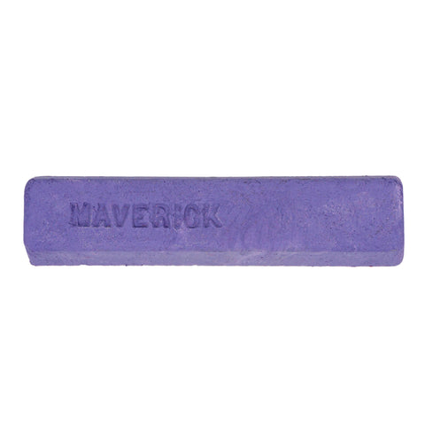 Assorted metal polishing compound bars in various colors for buffing wheels, each 10 inches long and weighing 2-3 lbs.