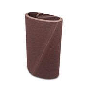 Pack of two 37 x 103 sanding belts for woodworking and metalworking, featuring durable aluminum oxide and zirconia.
